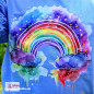 Preview: Bügelbild Regenbogen